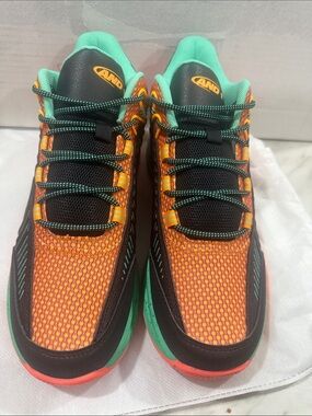 And1 Men’s Orange and Teal Athletic Sneakers